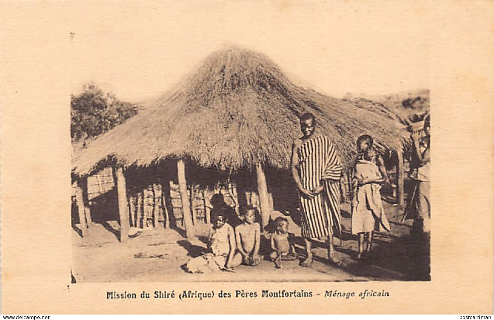 Malawi - African Household - Publ. Mission of the Shire of the Montfort Fathers