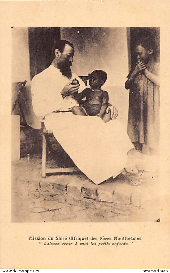 Malawi - Missionary and African child - Publ. Company of Mary - Mission du Shiré des Pères Montfortains