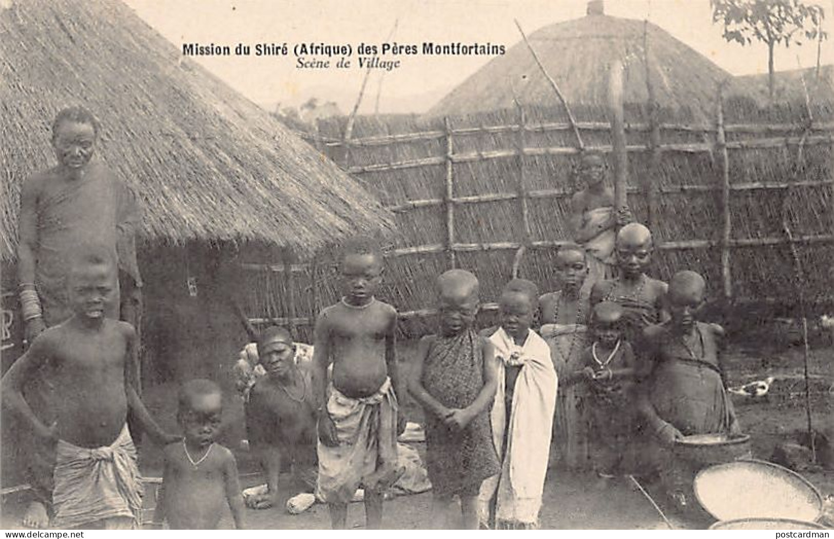 Malawi - Village scene - Publ. Company of Mary - Mission du Shiré des Pères Montfortains