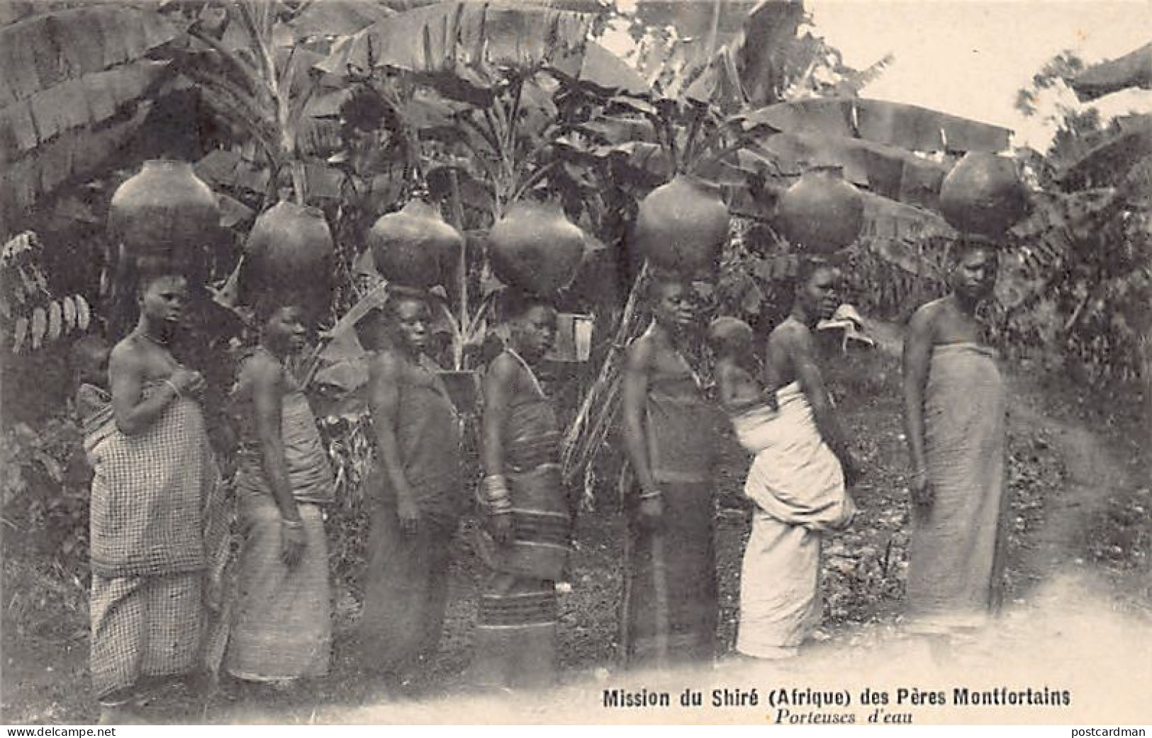 Malawi - Water Carriers - Publ. Company of Mary - Mission du Shiré des Pères Montfortains