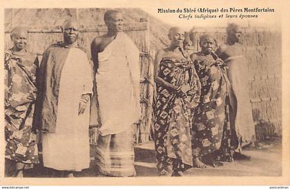 Malawi - Indigenous chiefs and their wives - Publ. Mission of the Shire of the Montfort Fathers
