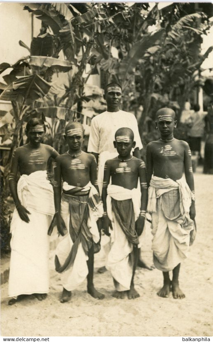 Malaysia Chetty Thaipusam dressed boys