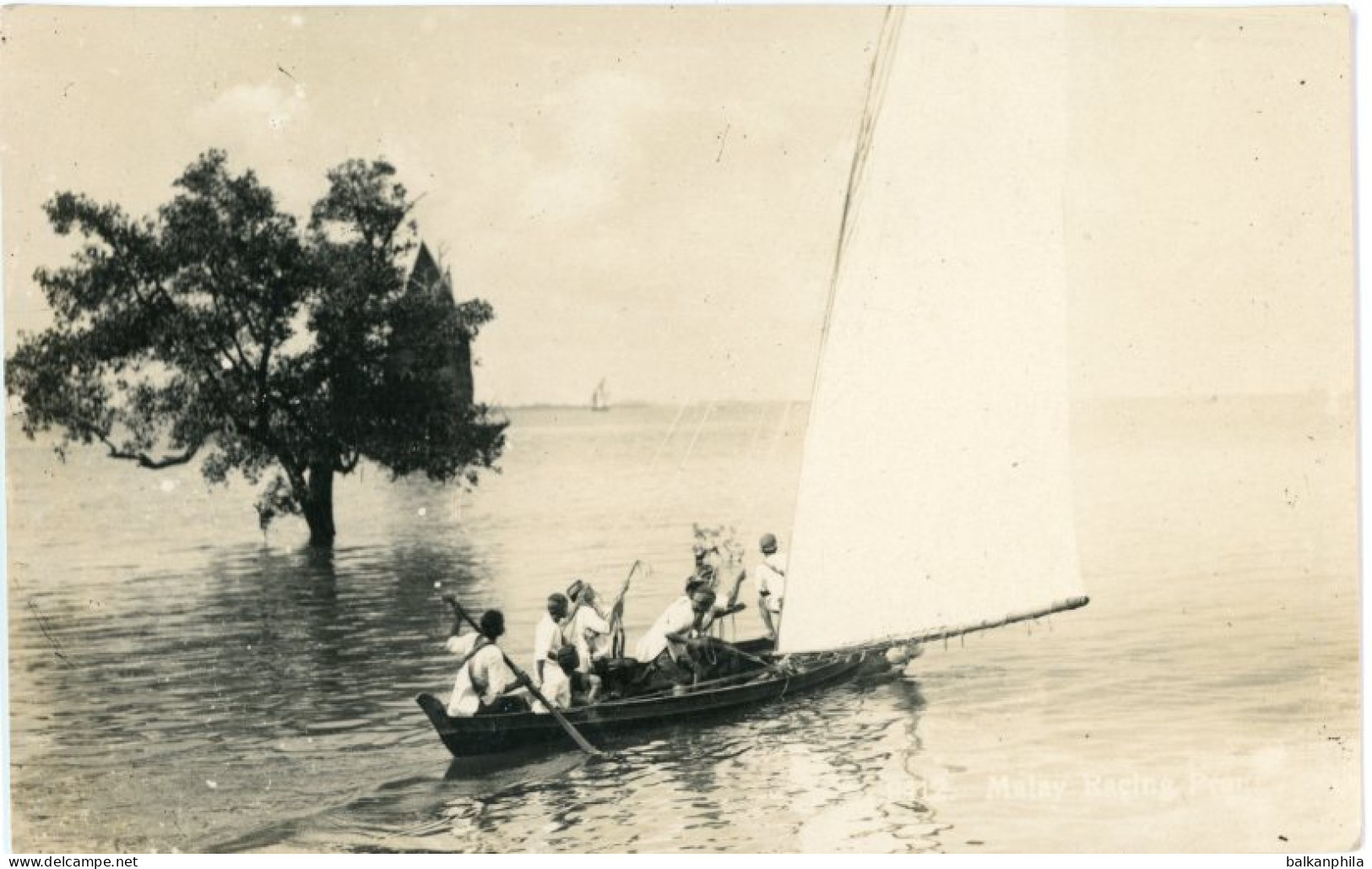 Malaysia Kolek Kolae Boat photocard