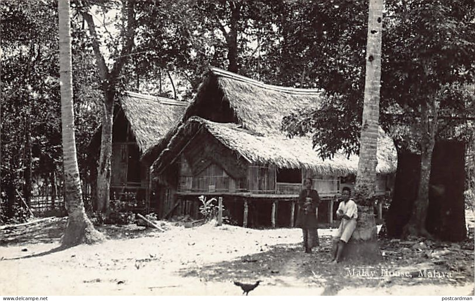 Malaysia - Malay House - REAL PHOTO - Publ. unknown