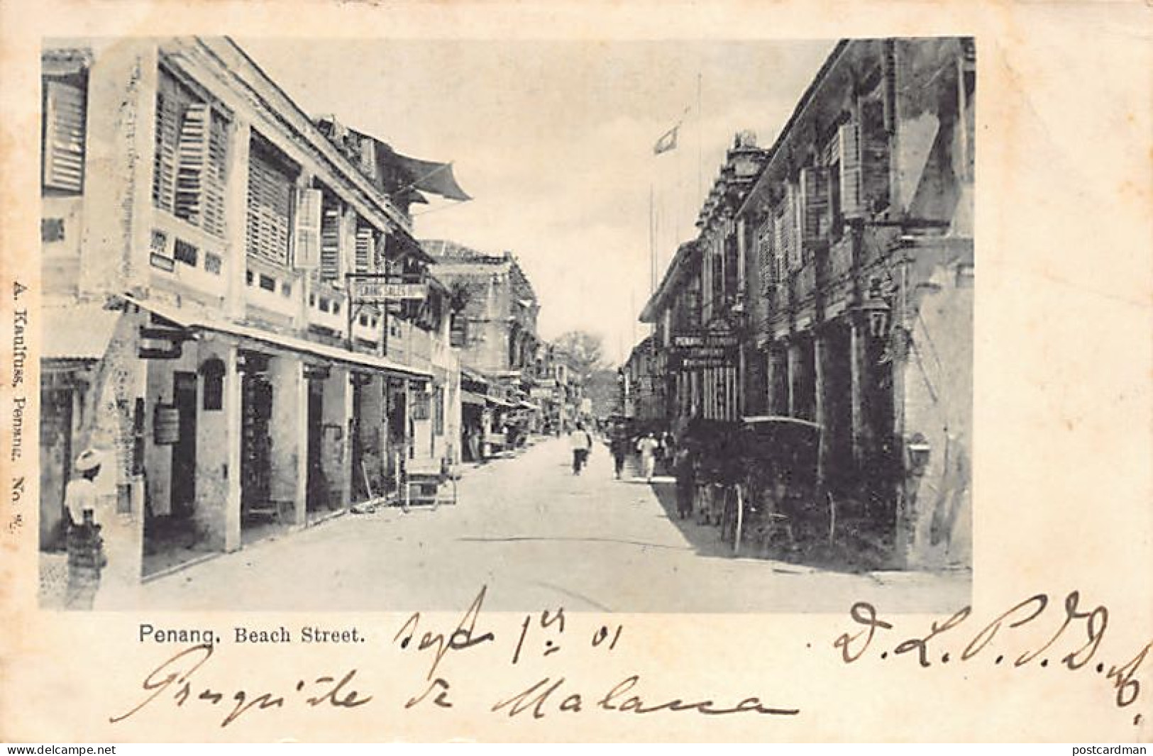 Malaysia - PENANG - Beach Street - Publ. A. Kaulfuss 24