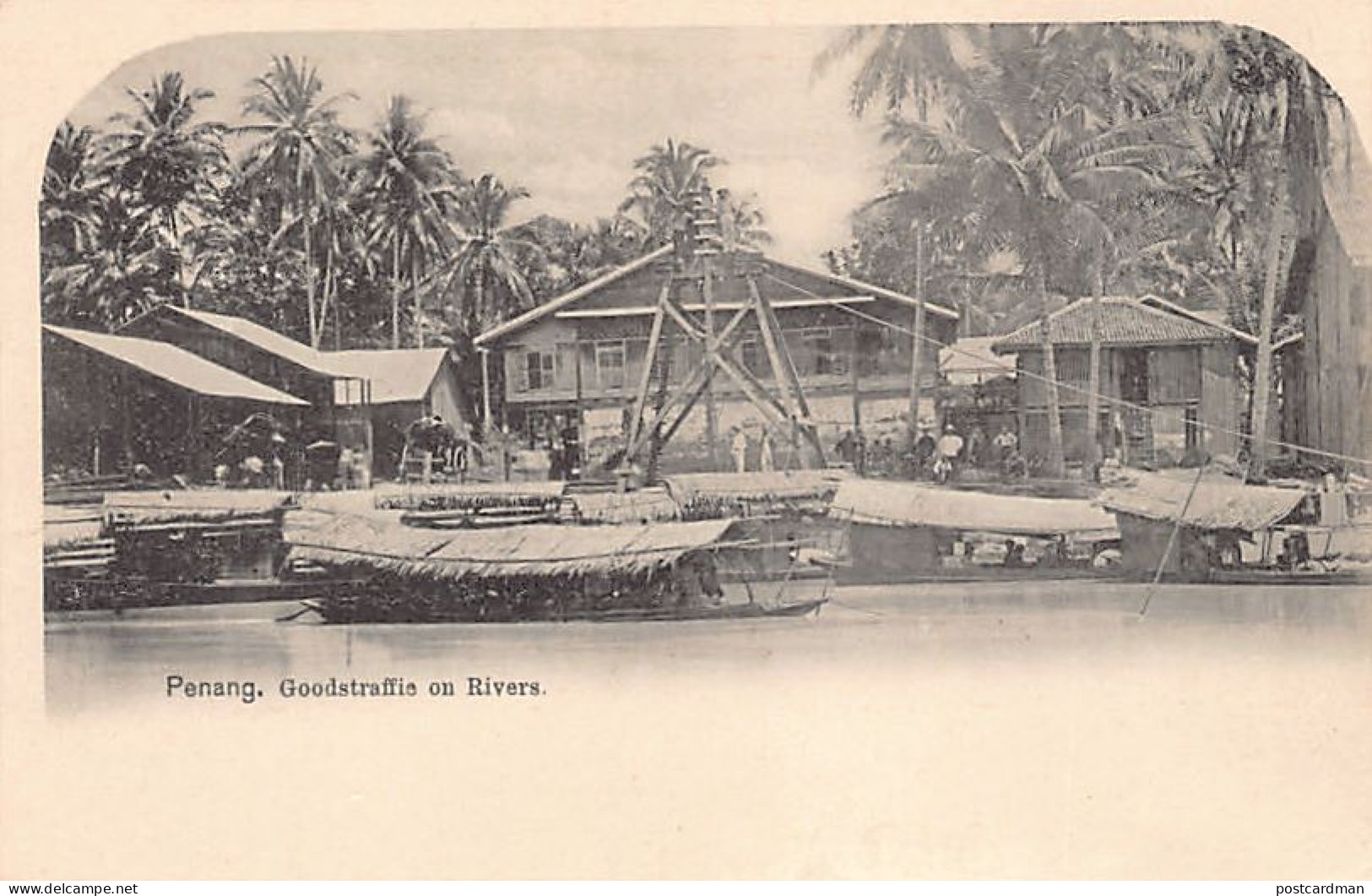 Malaysia - PENANG - Goods traffic on Rivers
