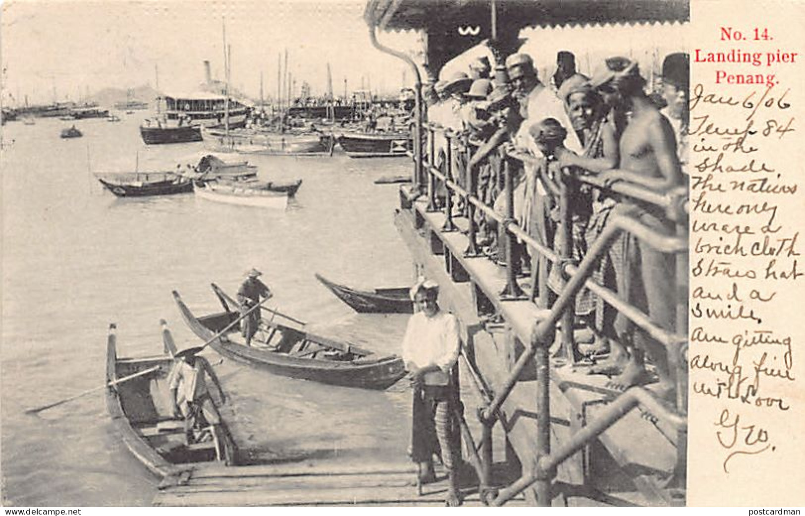 Malaysia - PENANG - Landing pier - Publ. A. Kaulfuss