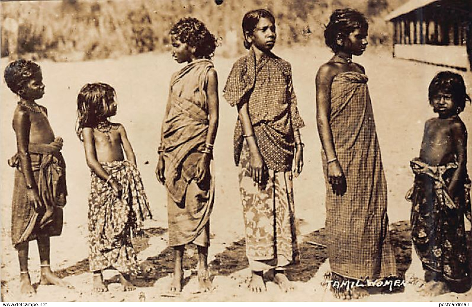 Malaysia - Tamil women - REAL PHOTO