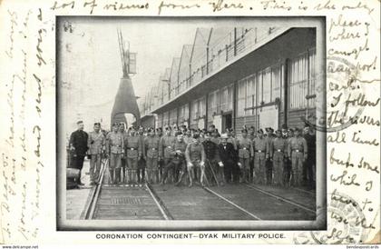 british north borneo, SABAH, Dayak Military Police, Coronation Contingent (1904)