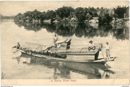 Malaysia Malay River Boat