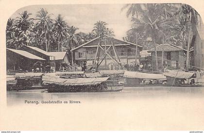 Malaysia - PENANG - Goods traffic on Rivers