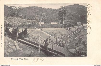 Malaysia - PENANG - Tin mine - Publ. A. Kaulfuss 26