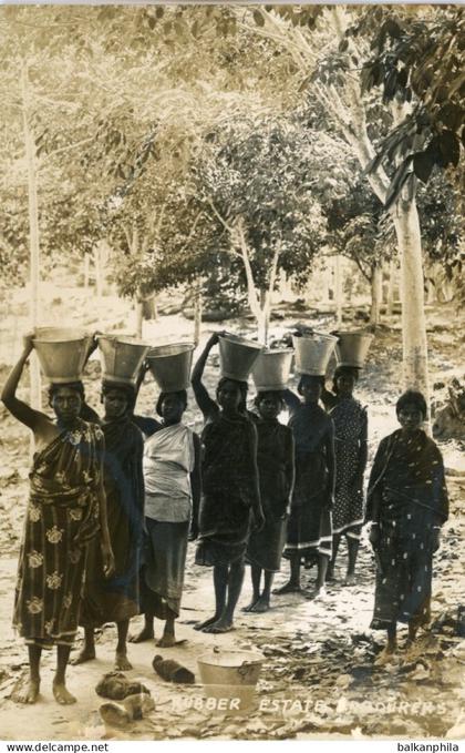 Malaysia Rubber Estate Women Labourers