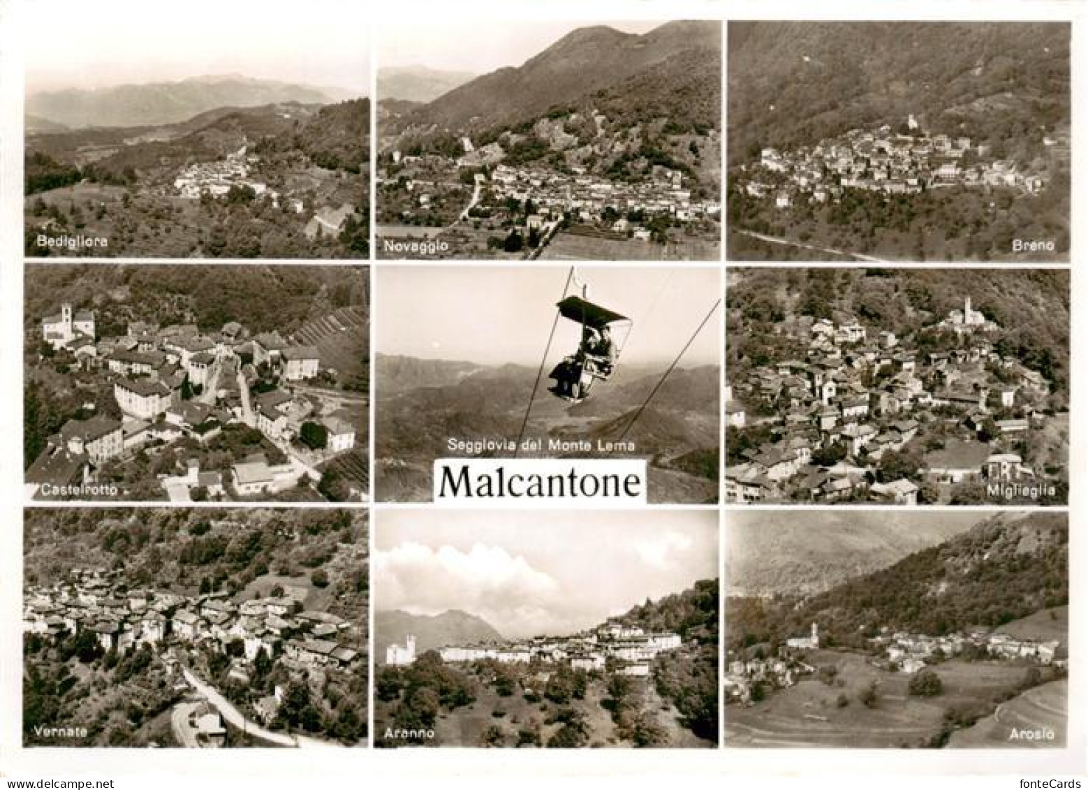 Malcantone TI Bedigliore Novaggio Breno Castelrotto Seggiovia del Monte Lama Mig