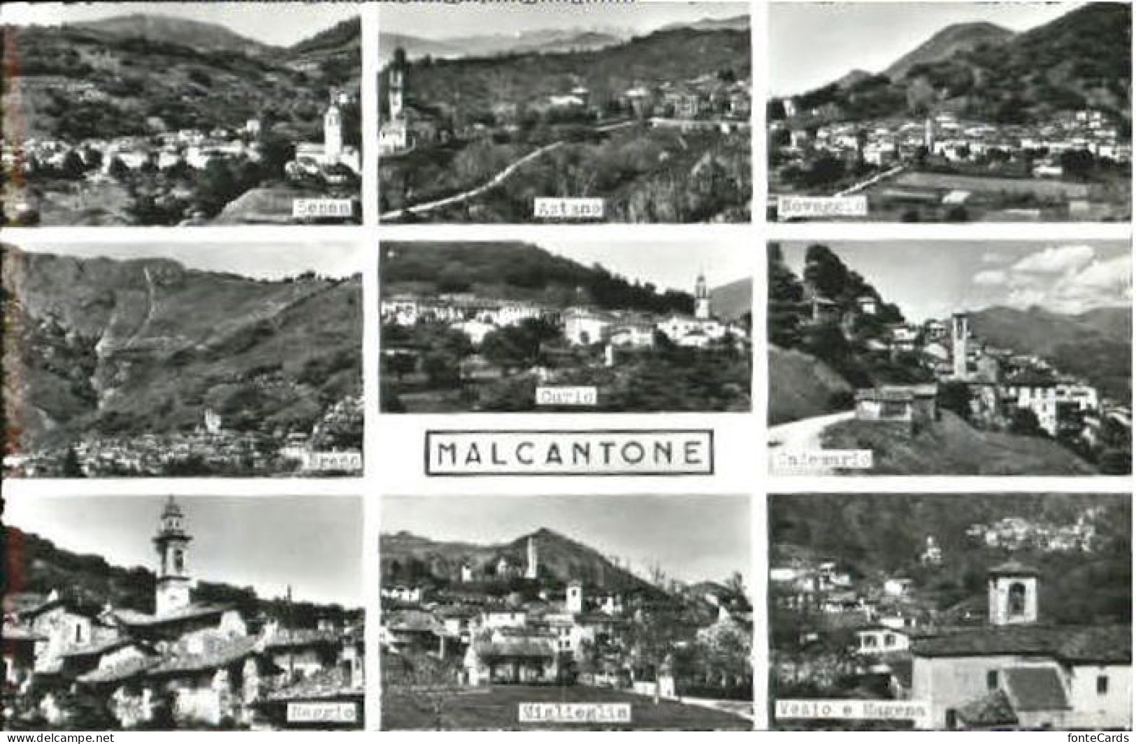 Malcantone  ungelaufen ca. 1955