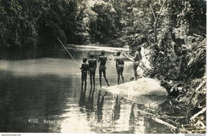 Malaysia Sakai of Sungei Sunkei Fishing