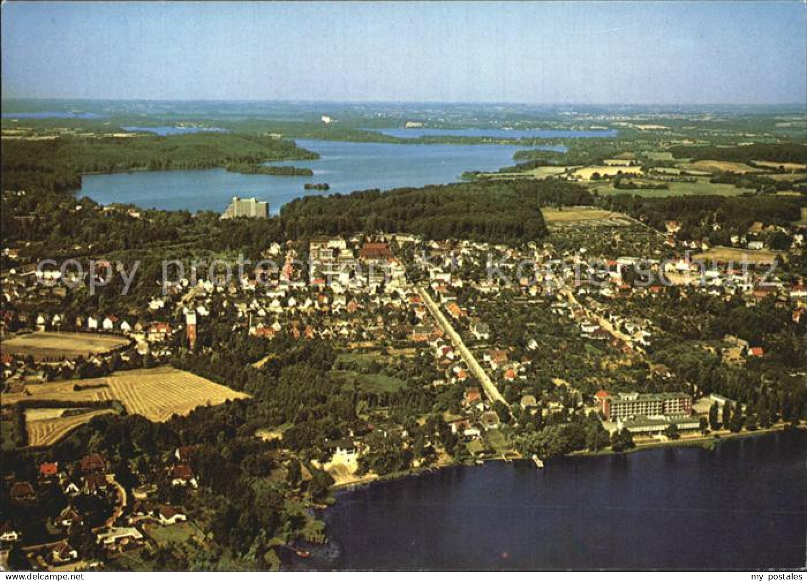 Malente-Gremsmuehlen Kellersee Fliegeraufnahme