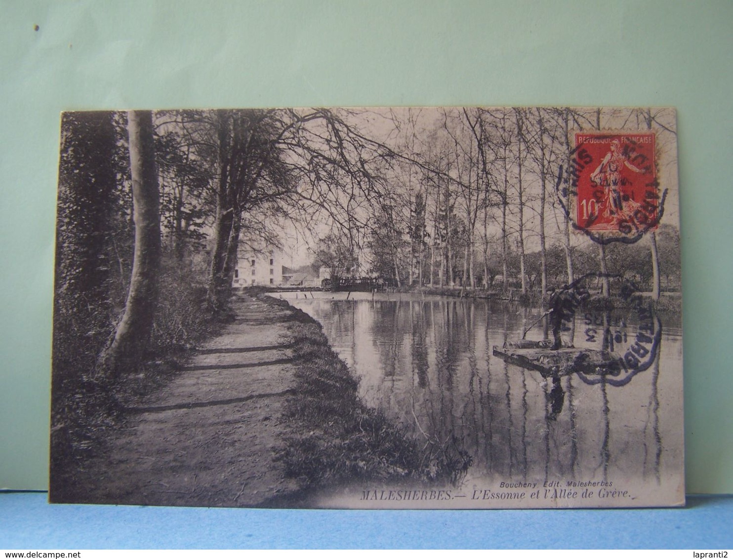 MALESHERBES (LOIRET) L'ESSONNE ET L'ALLEE DE GREVE.