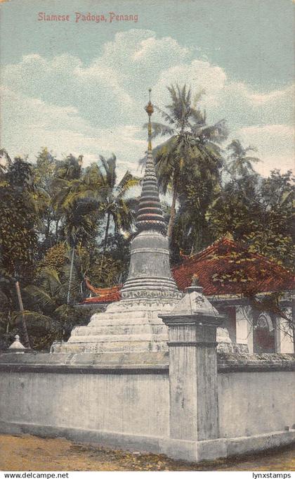 L253 Malaysia Penang Siamese Pagoda postcard