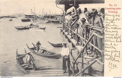 Malaysia - PENANG - Landing pier - Publ. A. Kaulfuss