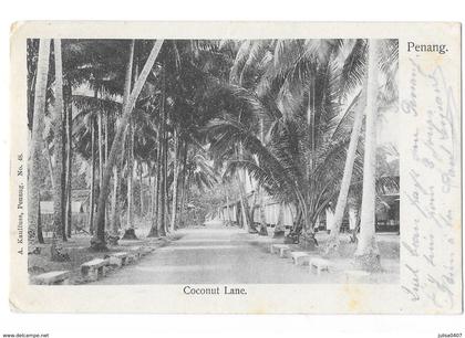 PENANG (Malaisie) Coconut Lane