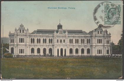 Straits Settlements - Malaysia Penang - 1c. - Postcard - 1910