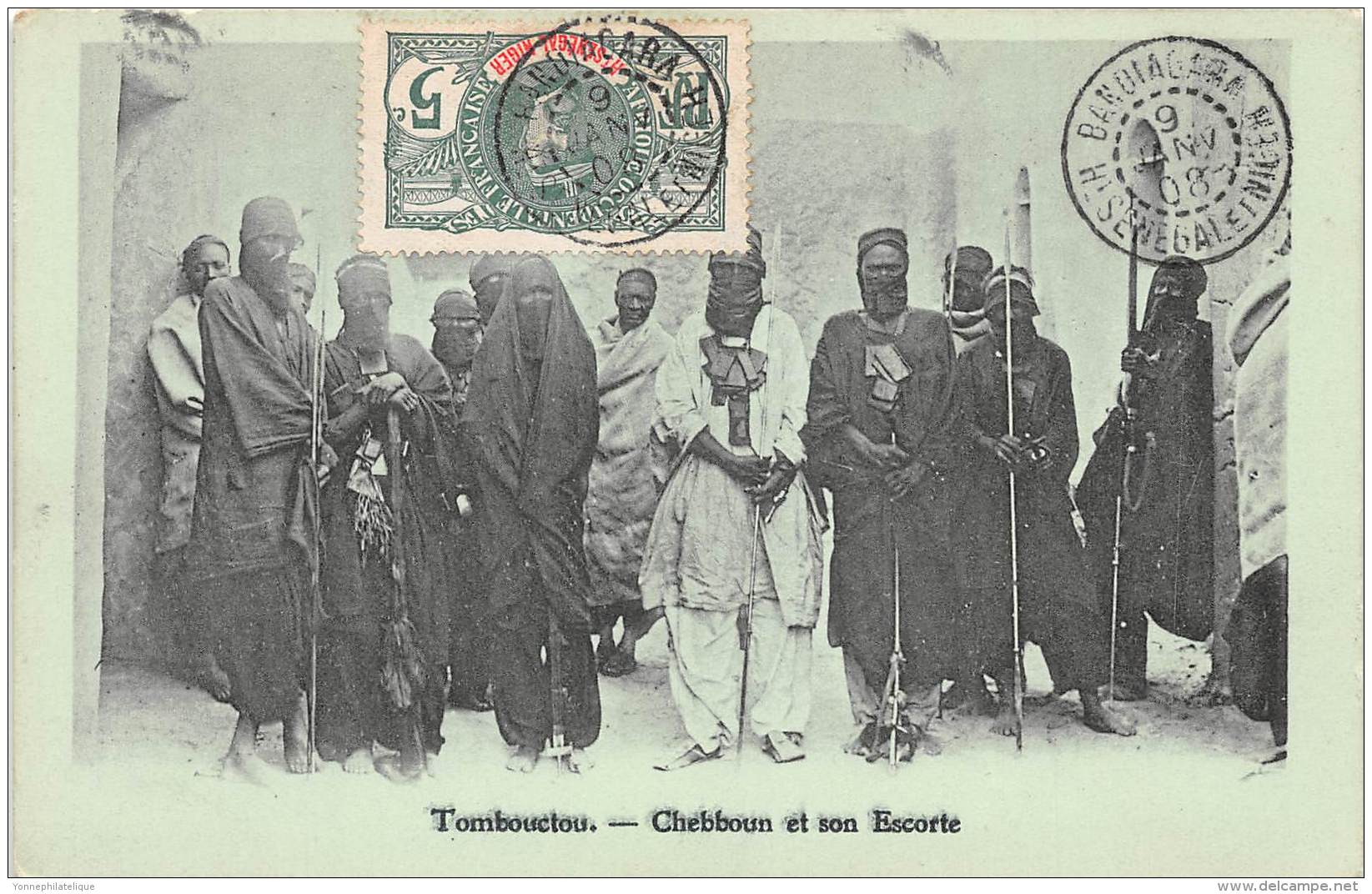 MALI / Chebboun et son Escorte - Belle oblitération