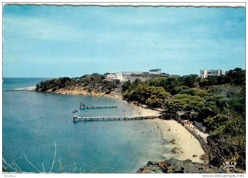 MALI - DAKAR - LA PLAGE de l'Anse Bernard - scan recto-verso -