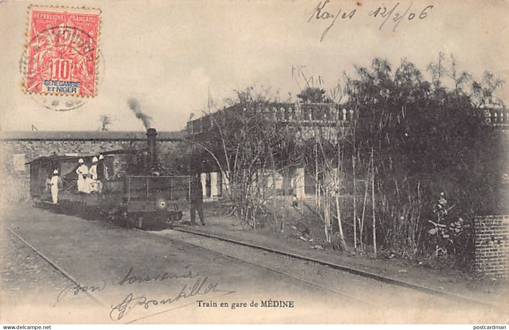Mali - MÉDINE - Le train en gare