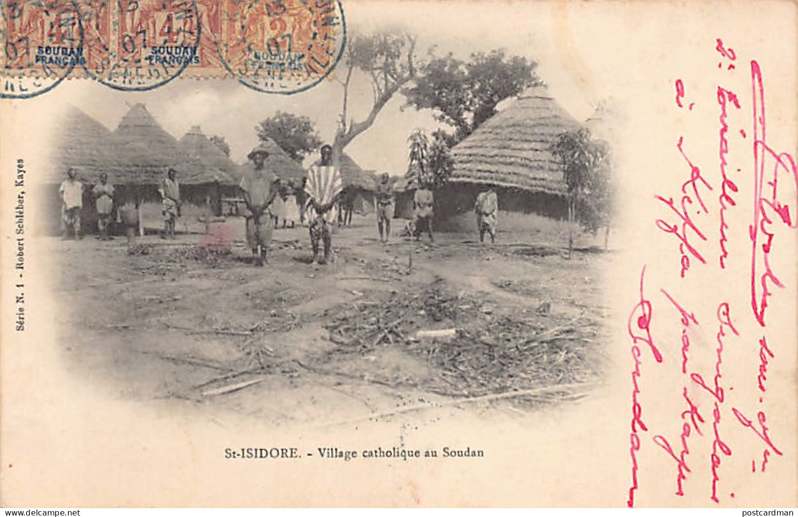 Mali - SAINT-ISIDORE - Village catholique - Ed. Robert Schléber à Kayes, aujourd'hui Mali - Série N. 1