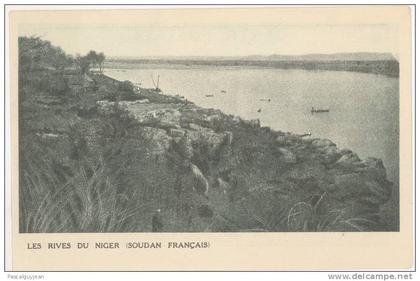CPA MALI SOUDAN FRANCAIS - RIVES DU NIGER