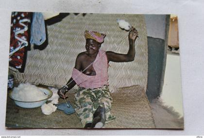 Cpm 1983, filage du coton, République du Mali