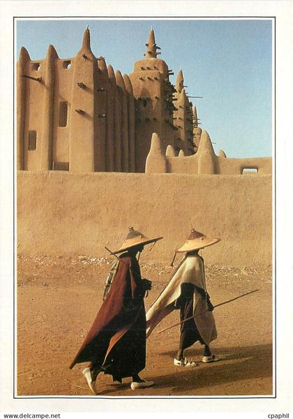 CPM Mali Djenne la mosquee d'argile