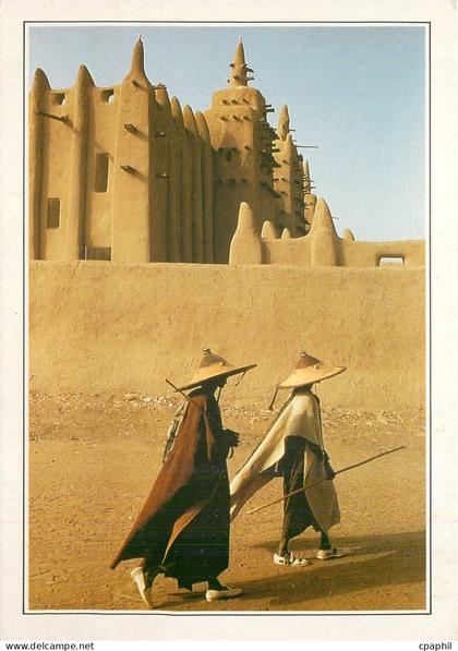 CPM Mali Djenne la mosquee d'argile