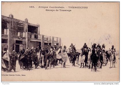 MALI - TOMBOUCTOU - GROUPE DE TOUAREG.