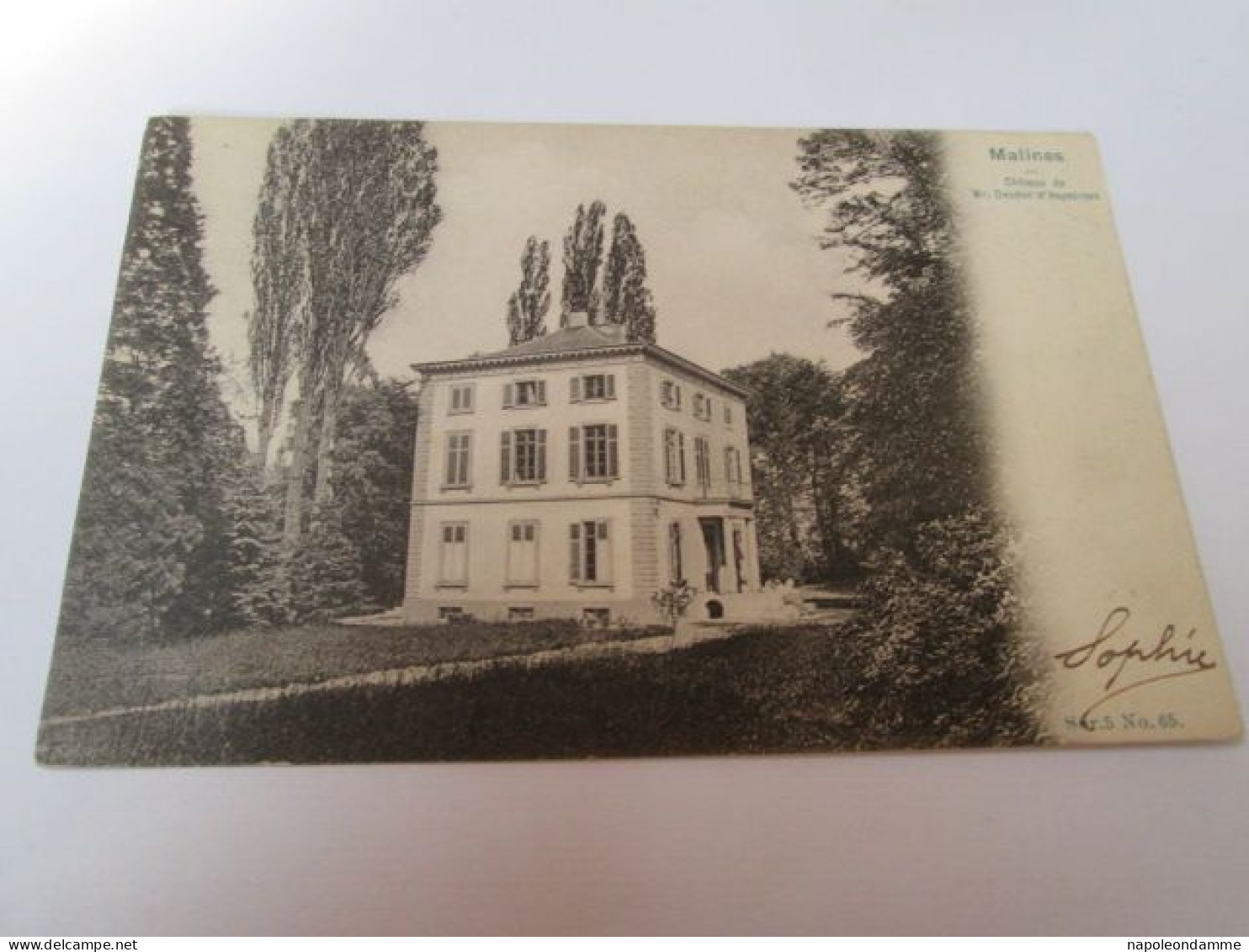 Malines, Chateau de Mr Deudon d'Heysbroek