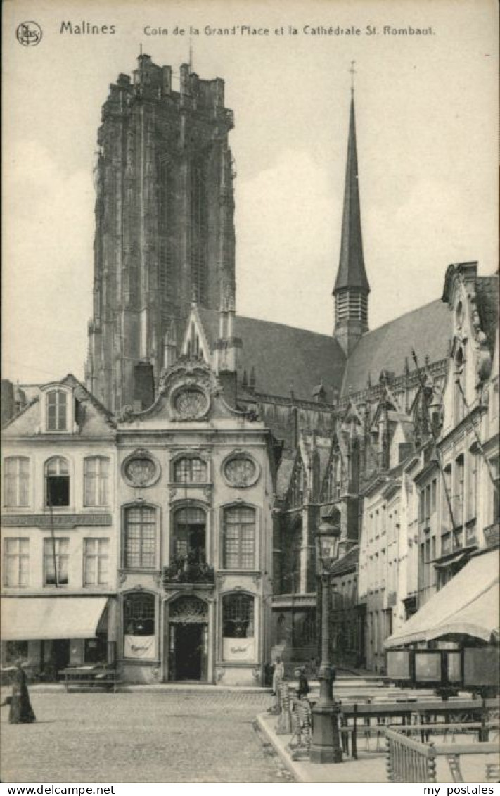 Malines Mechelen Flandre Malines Cathedrale St. Rombaut Grand Place