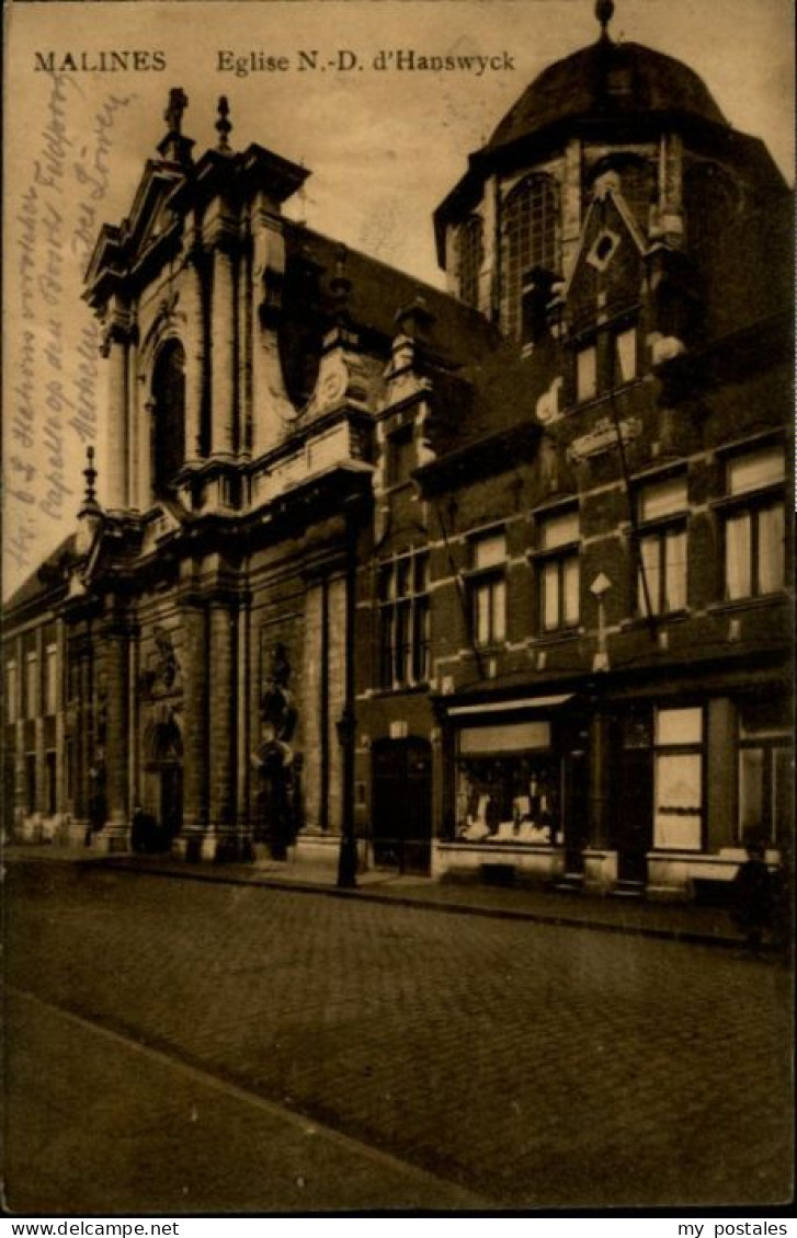 Malines Mechelen Flandre Malines Eglise Hanswyck