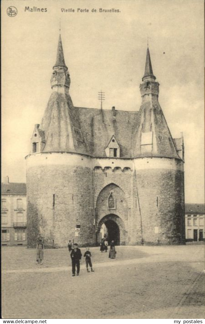Malines Mechelen Flandre Malines Porte Bruxelles