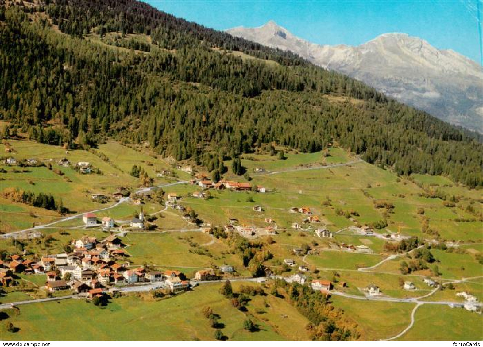 Malix GR Fliegeraufnahme mit Calanda