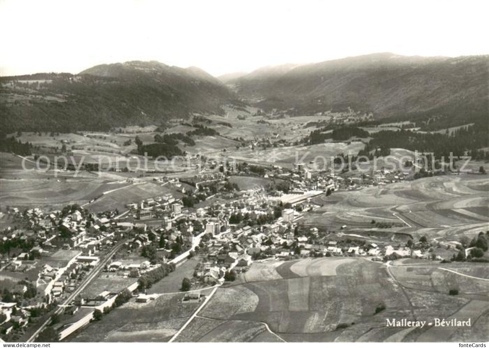 Malleray-Bevilard Fliegeraufnahme