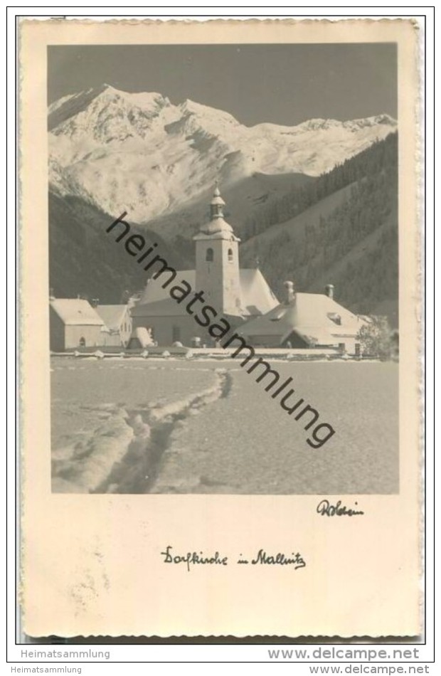 Mallnitz - Dorfkirche - Foto-AK