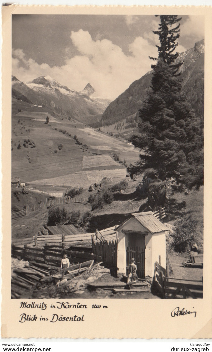 Mallnitz in Kärnten, Dösental old postcard unused b170810