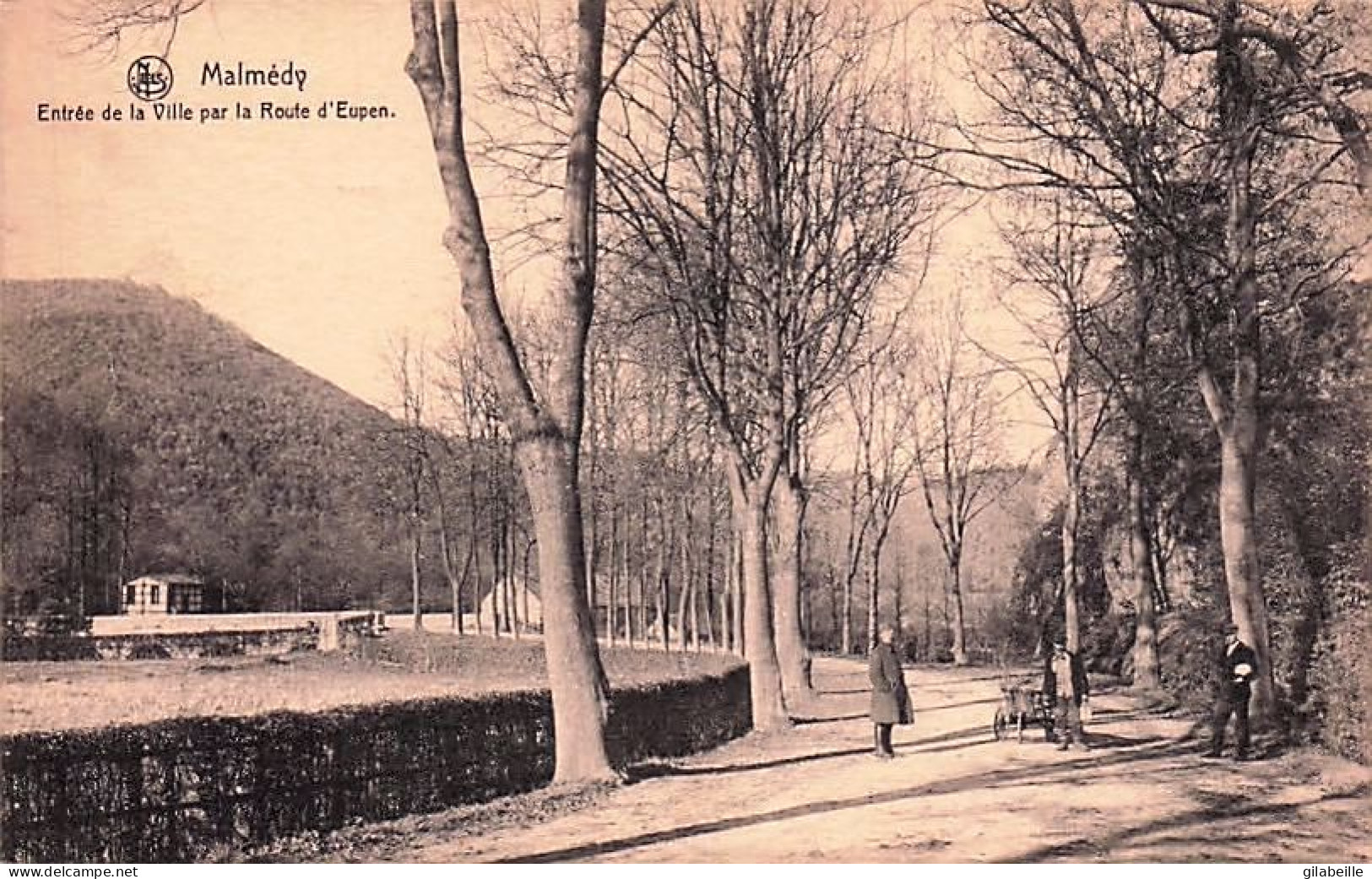 MALMEDY ( Liege )   entree de la ville par la route d'Eupen