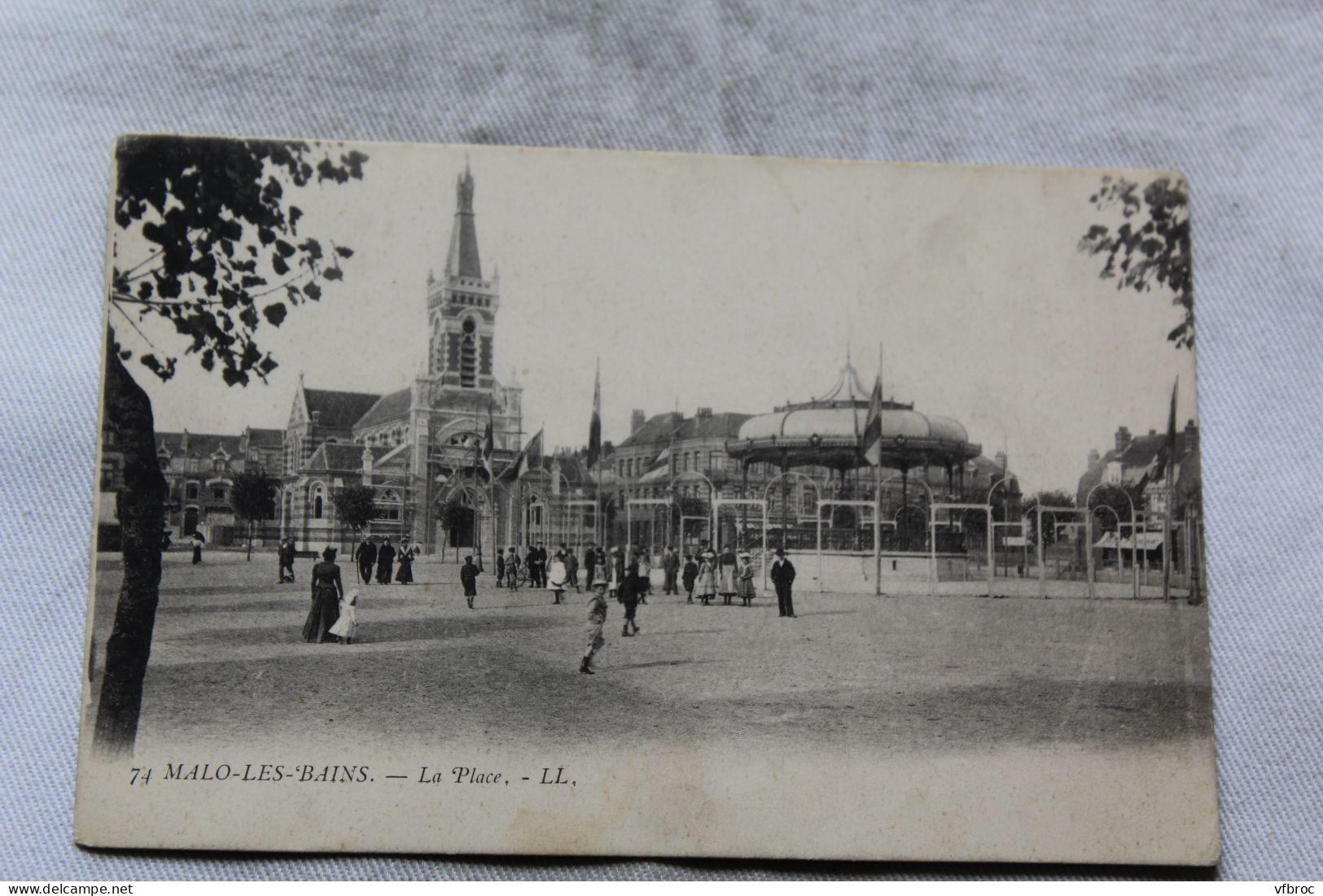 Malo les bains, la place, Nord 59