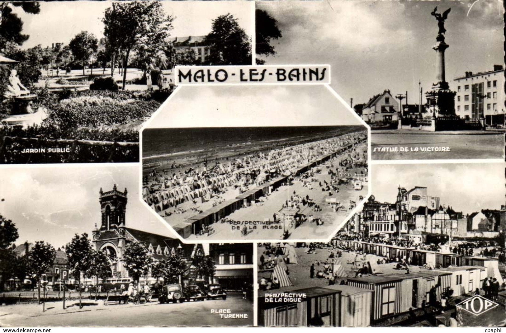 Malo les bains - Souvenir - CPA