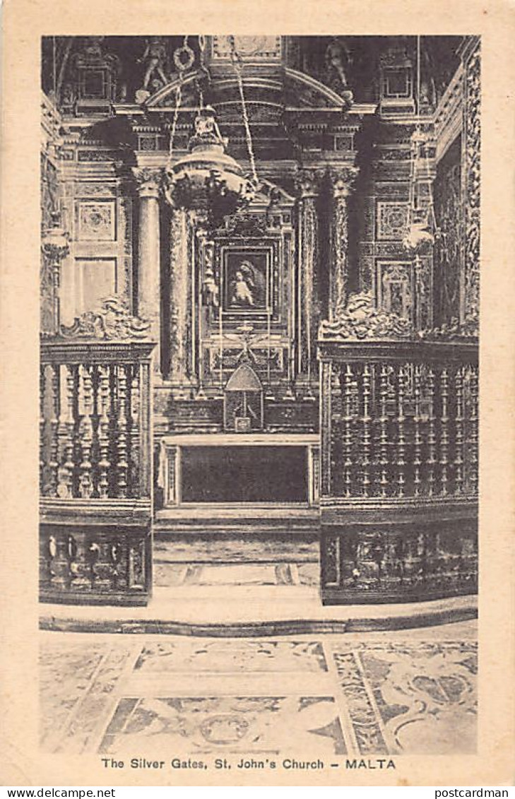 Malta - VALETTA - The Silver Gates, St. John's Church - Publ. John Critien 64210