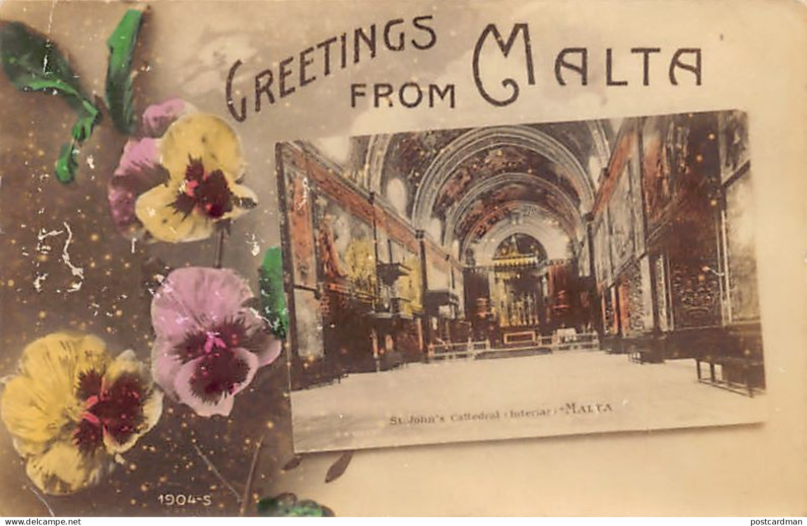 Malta - VALLETTA - St. John's Cathedral (interior) - Publ. unknown
