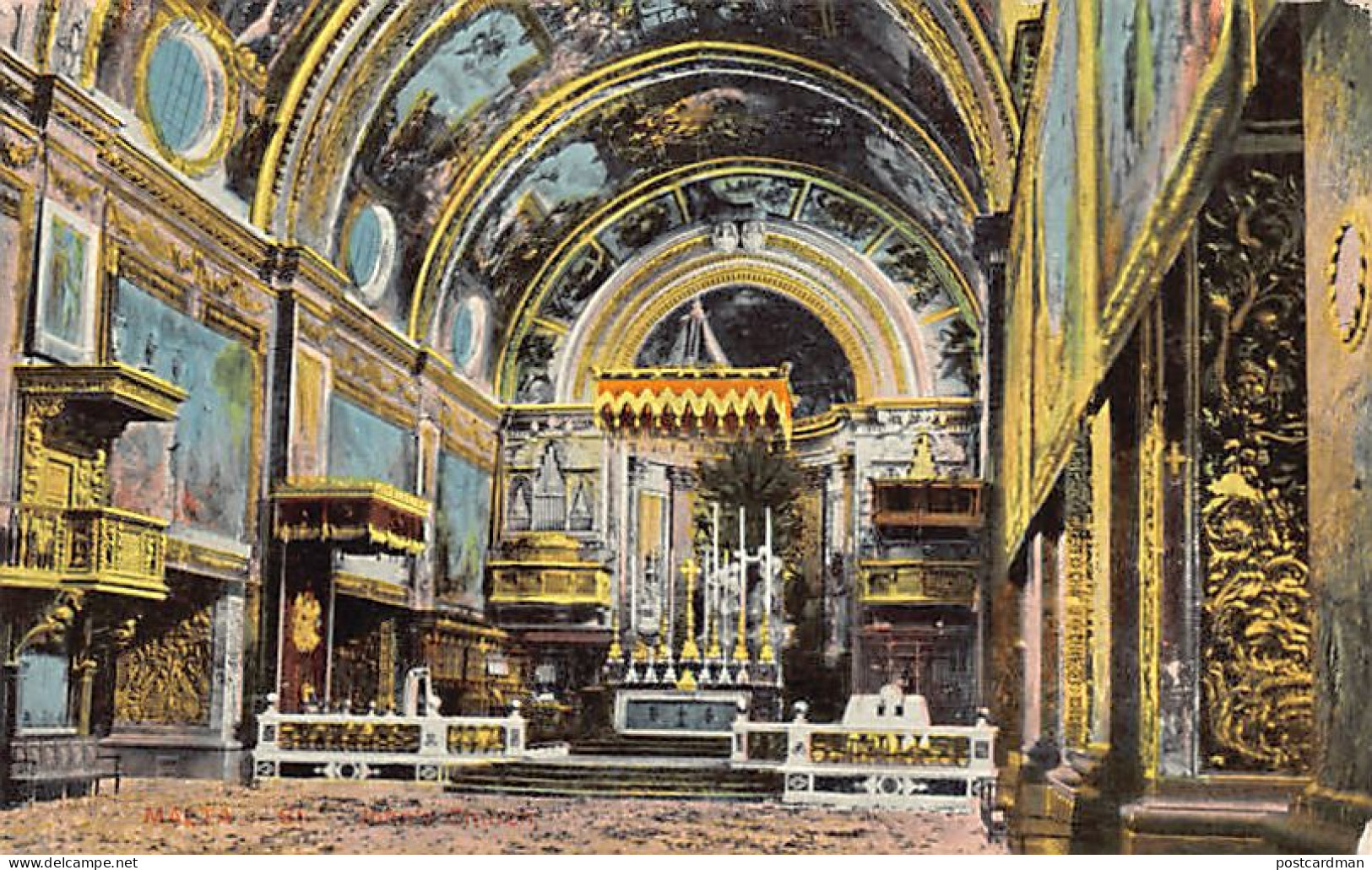 Malta - VALLETTA - St. John's church - Publ. unknown