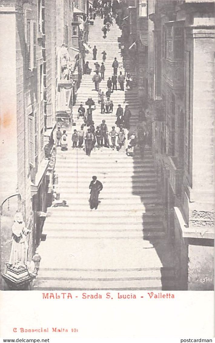 Malta - VALLETTA - Strada Santa Lucia - Publ. C. Bonaccini 101